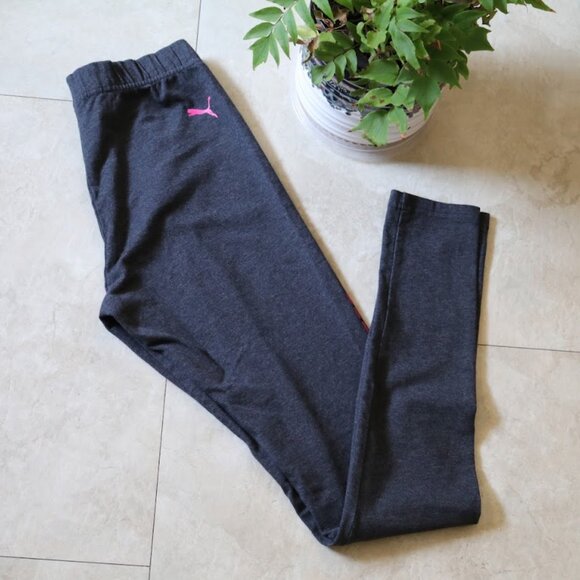 PUMA Essentials Graphic Logo Training Leggings NWOT! - Black/Pink, Size XS - Picture 9 of 16